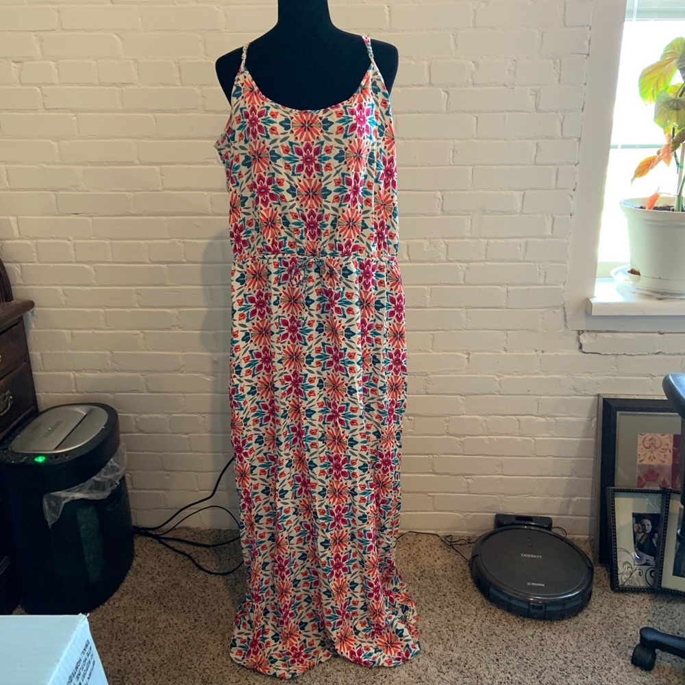 Women’s XXL Gap pocketed floral maxi